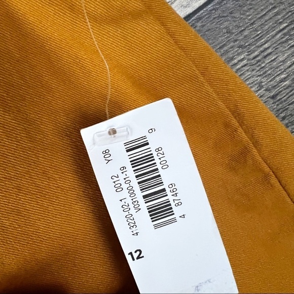 Old Navy High-Waist Mustard Yellow Shorts 12 Fall Boho - Picture 7 of 8